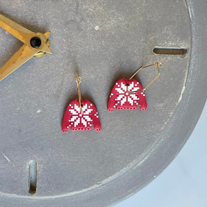 “Ugly” Christmas Sweater Hoops